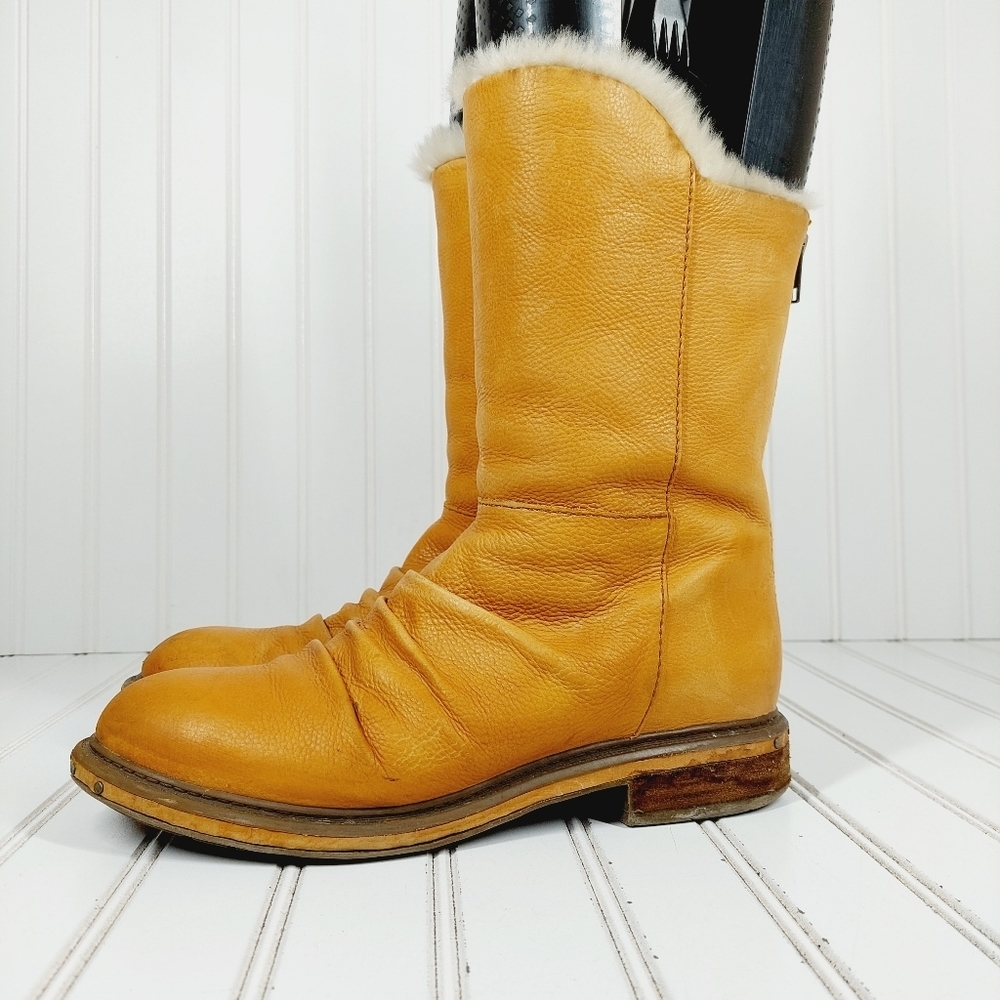 Women's Tan Leather Boots